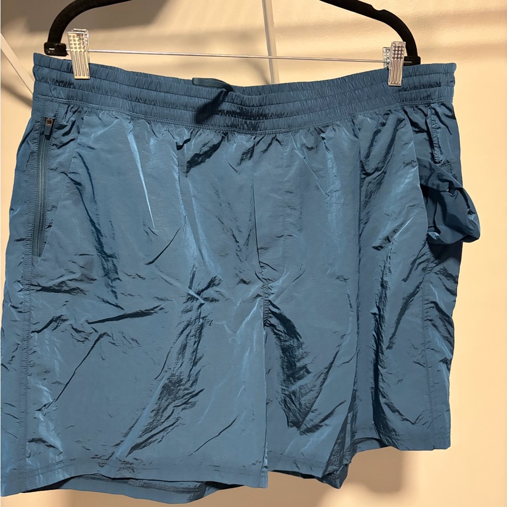 Men’s blue athletic shorts